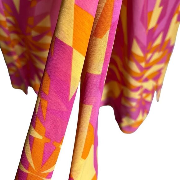 Anthropologie Tulle 60’s Style Mod Sleeveless Sheer Tie Neck Blouse Top Small - Picture 3 of 6